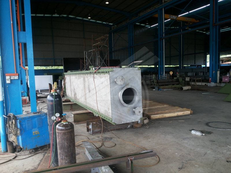 Fabricate of Vertical Cooler at Warehouse, Tmn Pasir Puteh