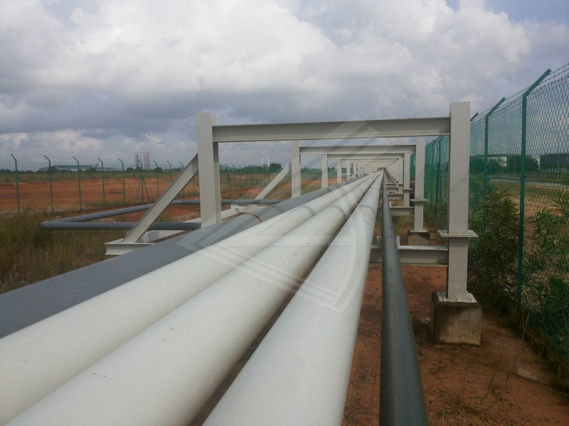 Install Piping at Tanjung Langsat Site