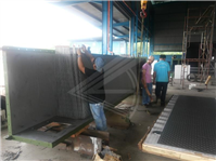 Fabricate of Vertical Cooler at Warehouse, Tmn Pasir Puteh.
