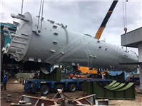 Lifting of Tank for Sending to Singapore